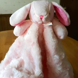 NEW BABY'S SECURITY BLANKET NUNU PINK BUNNY BLANKETS AND BEYOND